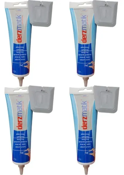 Uludağ Kreatif Derzmatik Gaga Uçlu Hazır Derz Dolgu Krem 360 gr 4 Lü