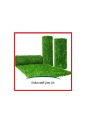 Dekoratif Çim Çit 100X10 Metre Dekoratih Bahçe Çim Çit